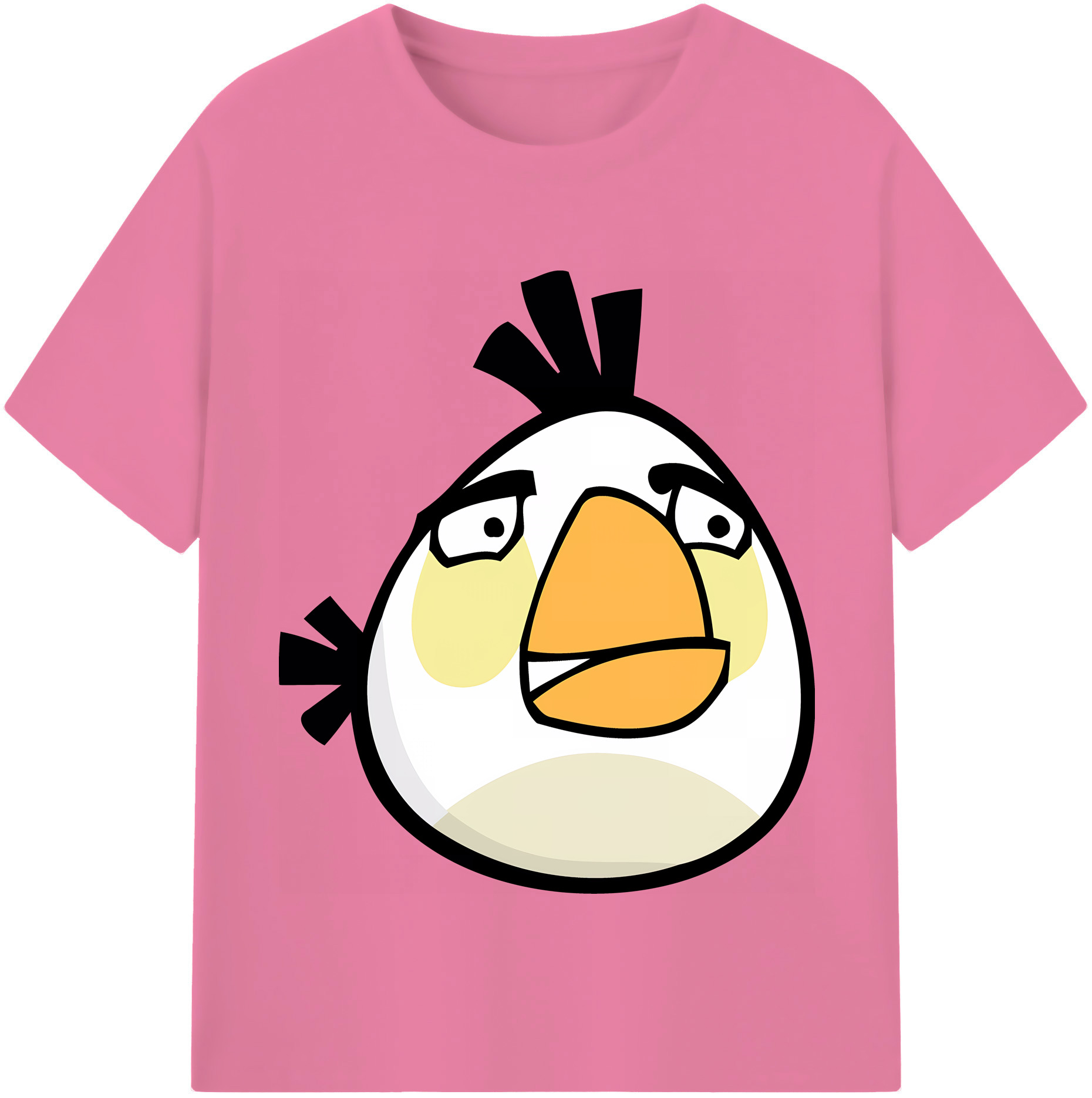（画像用） Angry Birds アングリーバード 綿100％半袖Tシャツ（フロントプリント）